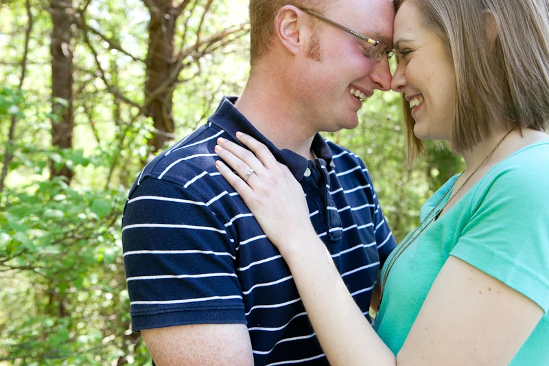 man and woman engagement image on state street