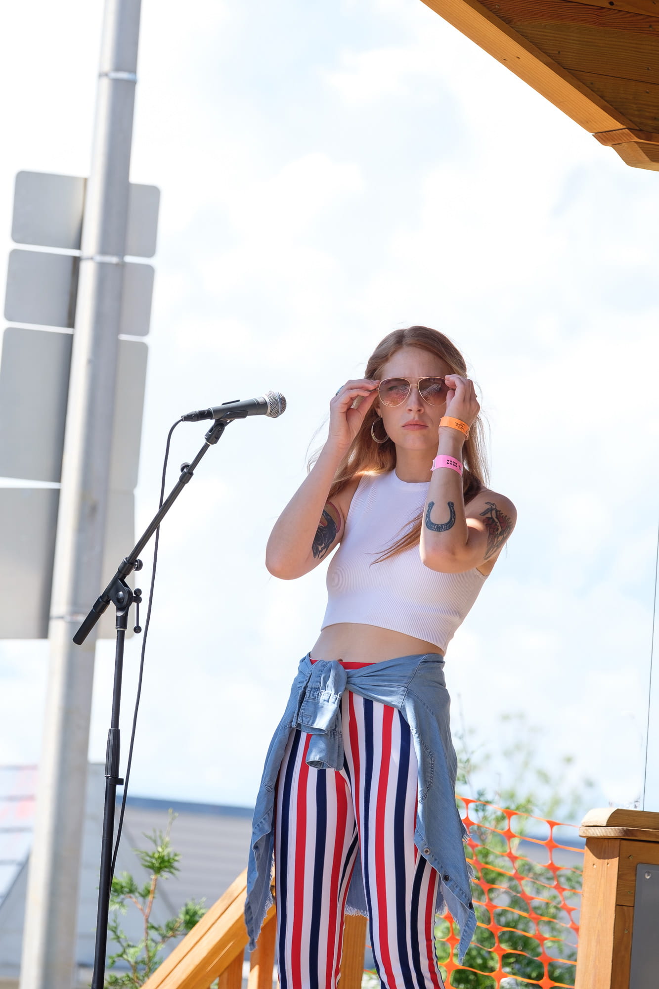 girl on stage