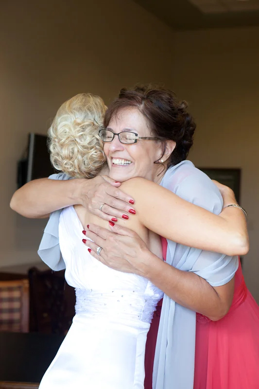 Wedding Portrait of Bride with family